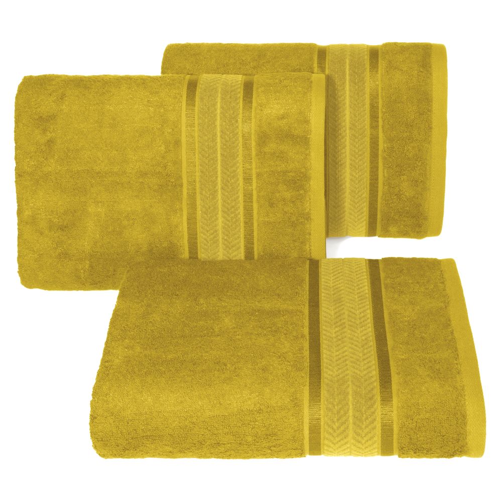 Bambuko pluošto rankšluostis/rinkinys “Miro” geltona