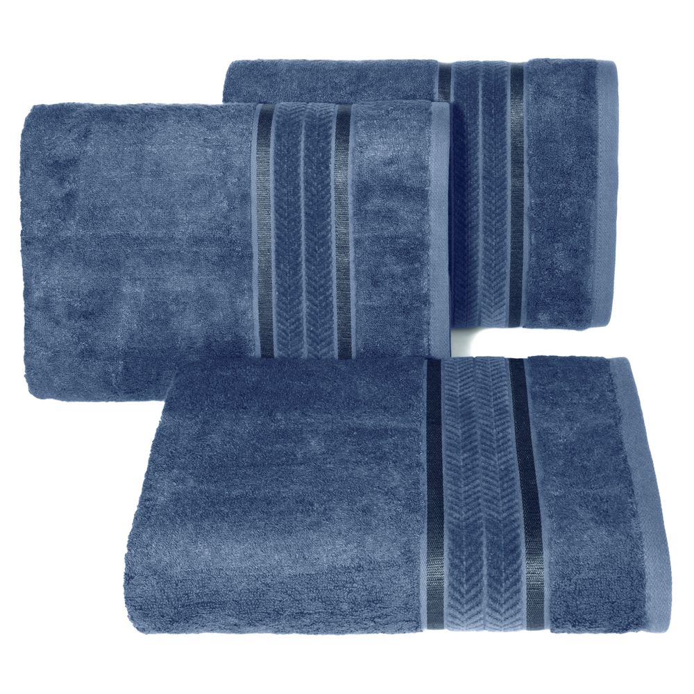 Bambuko pluošto rankšluostis/rinkinys “Miro” mėlyna