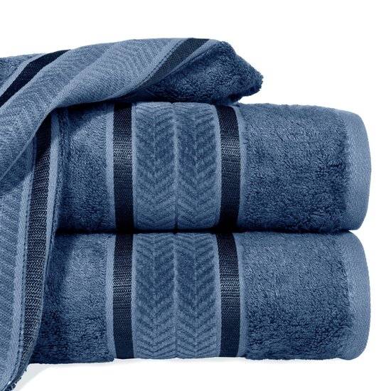 Bambuko pluošto vonios rankšluostis/rinkinys “Miro” mėlyna