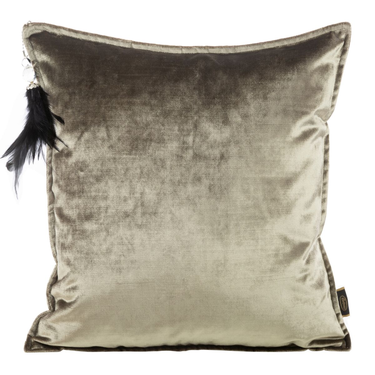 Dekoratyvinė aksominė pagalvėlė “Royal” dark beige