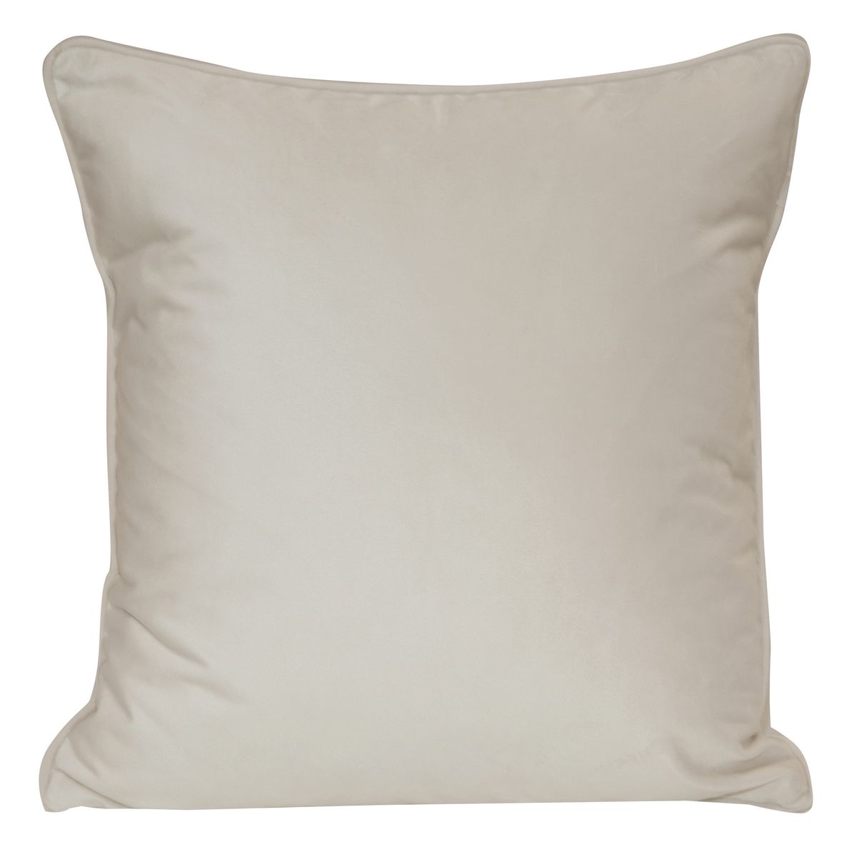 Dekoratyvinė aksominė pagalvėlė “Sibel” kreminė, 2 vnt.