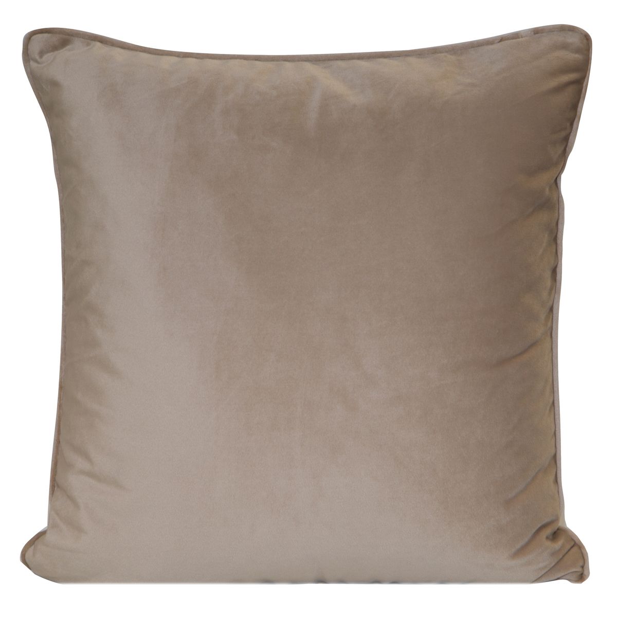 Dekoratyvinė aksominė pagalvėlė “Sibel” Cappuccino, 2 vnt.
