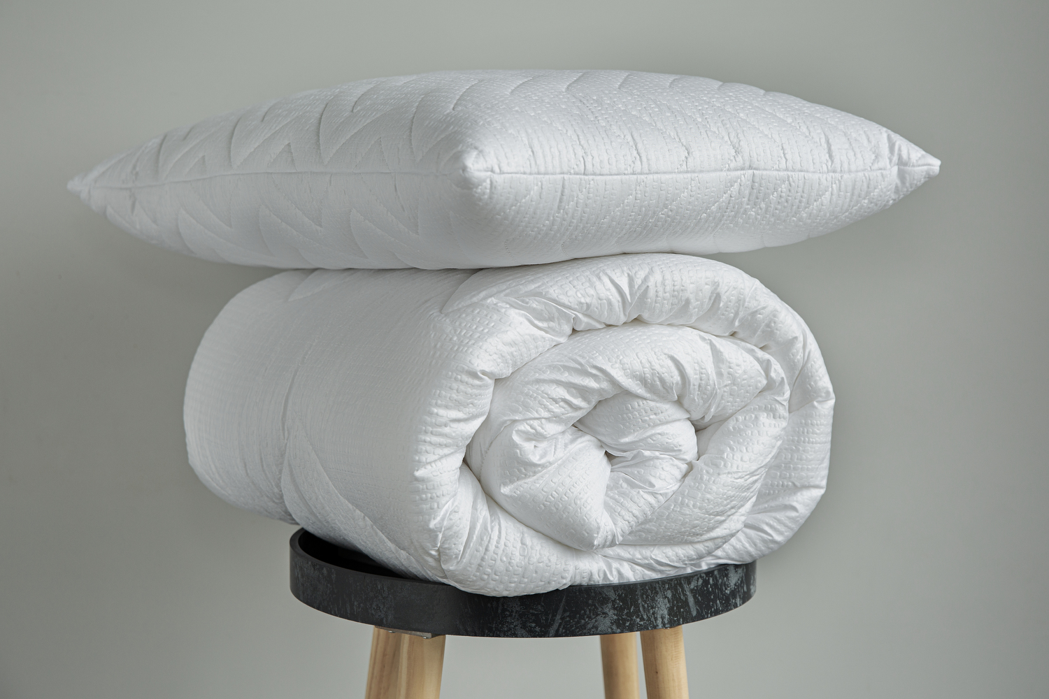 Antialerginė antklodė 140×200 ir pagalvė 50×70 RINKINYS, balta