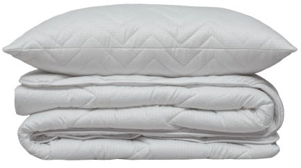 Antialerginė antklodė 140×200 ir pagalvė 50×70 RINKINYS, balta
