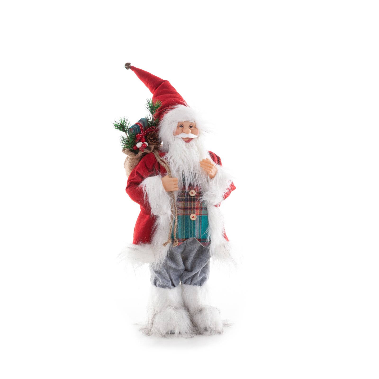 Kalėdinė dekoracija Kalėdų senelis “Santa2” 60 cm