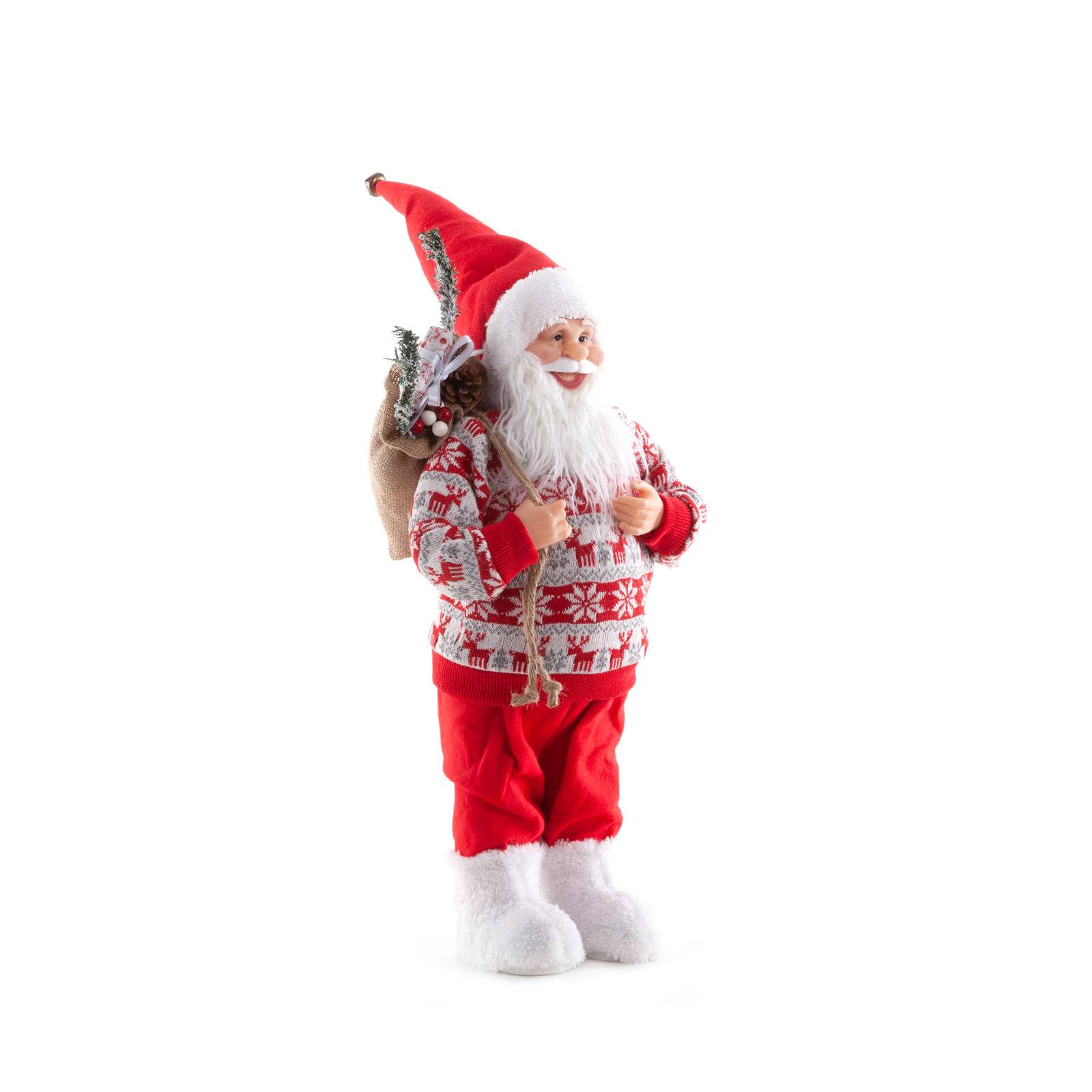 Kalėdinė dekoracija Kalėdų senelis “Santa5” 60 cm