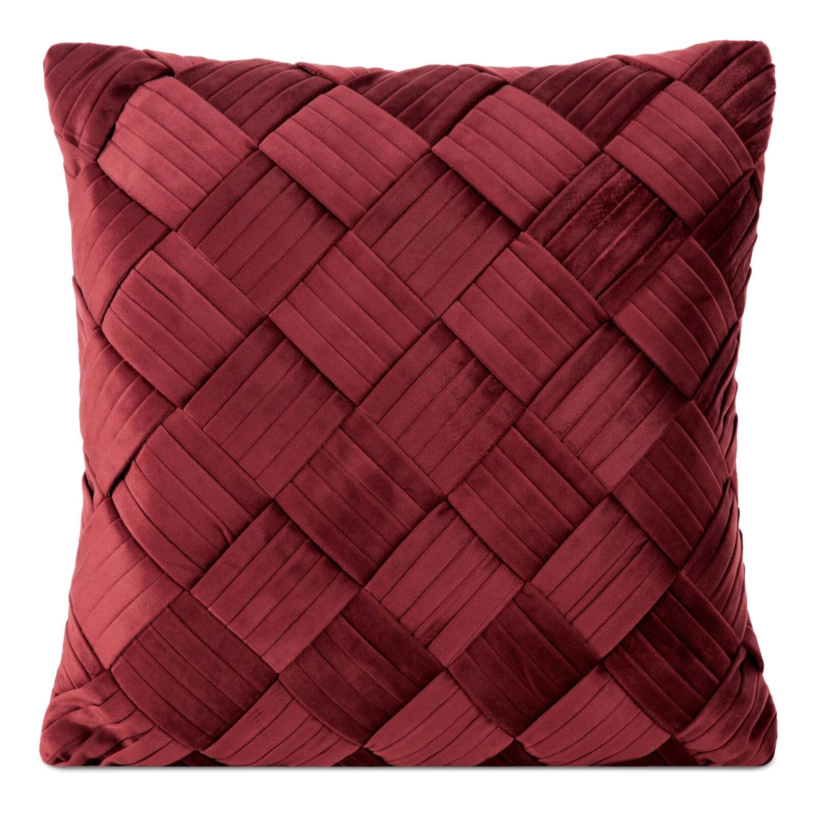 Dekoratyvinė pagalvėlė “SONIA” aksominė bordo 45×45 cm