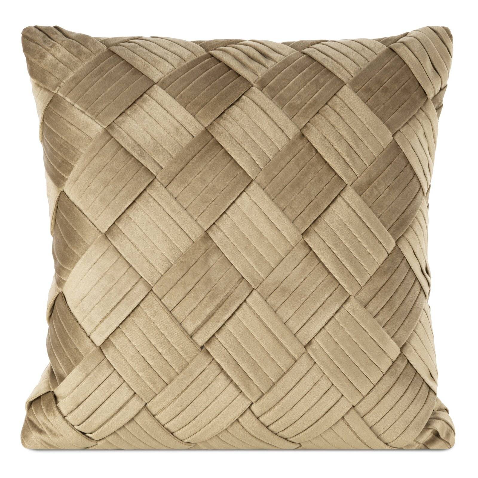 Dekoratyvinė pagalvėlė “SONIA” aksominė beige 45×45 cm