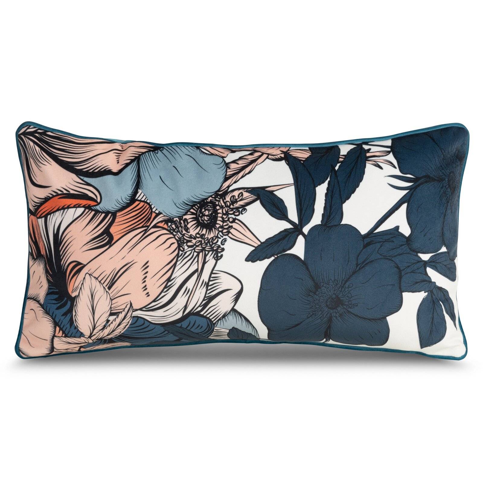 Dekoratyvinis pagalvėlės užvalkalas “Emma” aksominis 30×60 cm