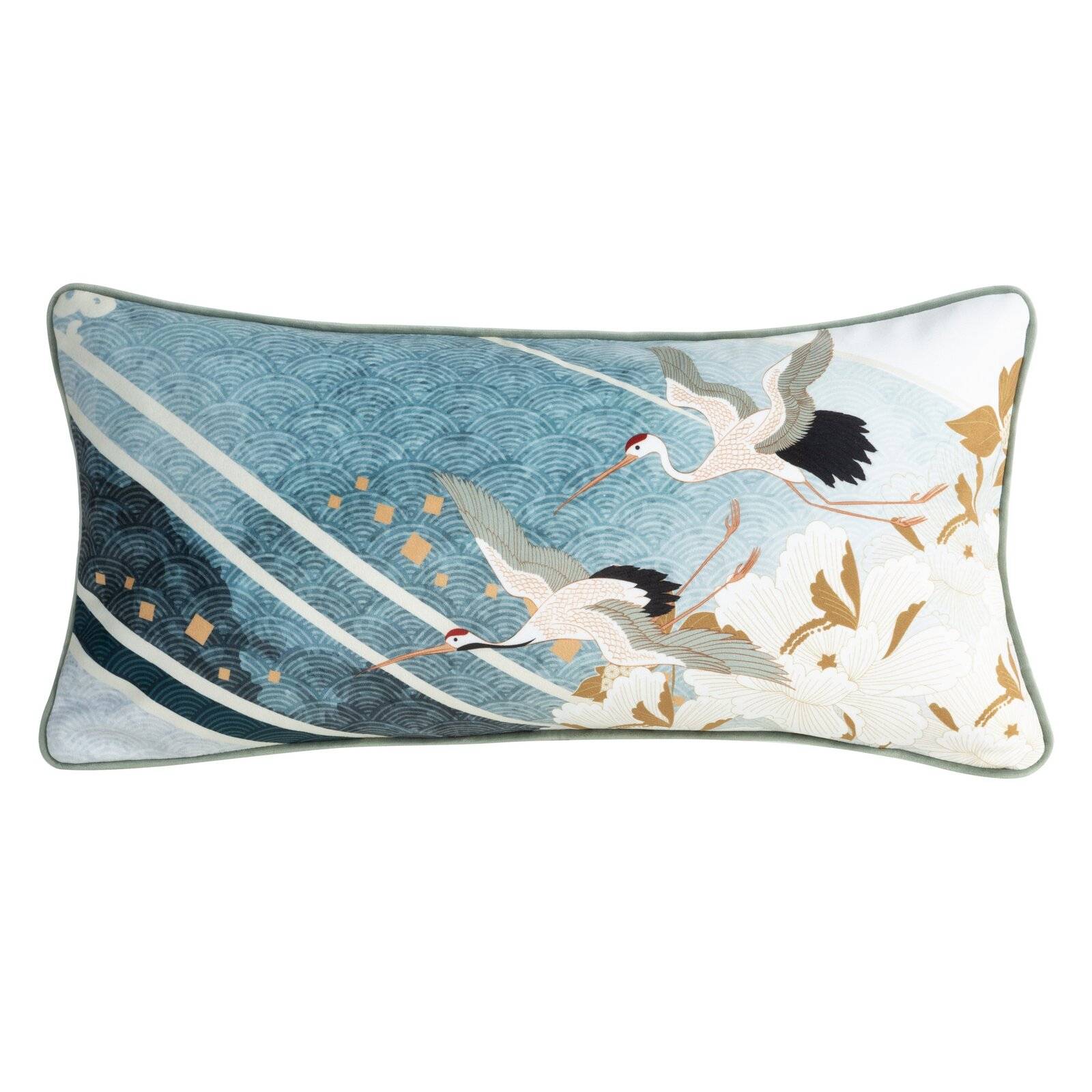 Dekoratyvinis pagalvėlės užvalkalas “Mila” aksominis 30×60 cm