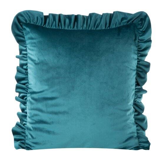 Dekoratyvinė pagalvėlė “VELVET” turquoise aksominė 45×45 cm