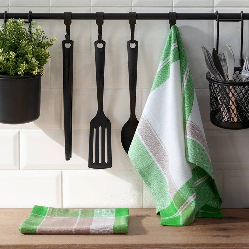 Virtuvinis rankšluostis “Mona” green 50×70 cm, 2 vnt.