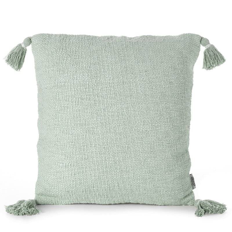 Dekoratyvinė pagalvėlė “KIMI” 45×45 cm mint medvilninė