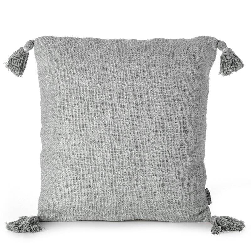 Dekoratyvinė pagalvėlė “KIMI” 45×45 cm silver medvilninė