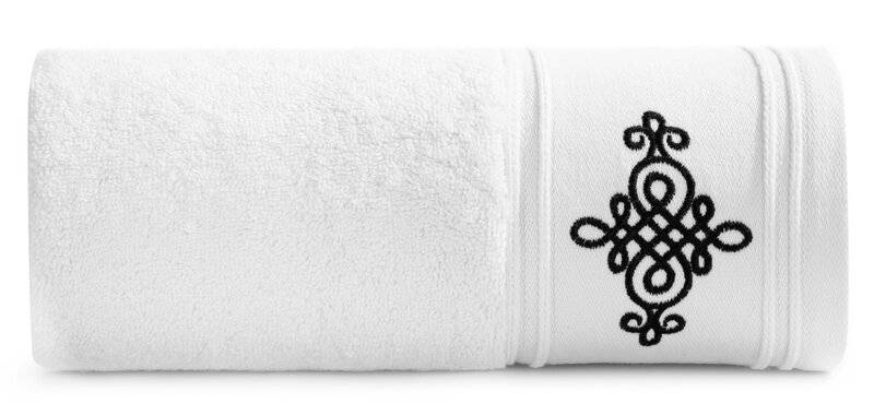Medvilninis vonios rankšluostis “Klasika” 600 g/m2 balta