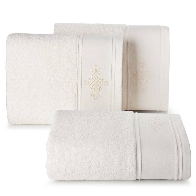 Medvilninis vonios rankšluostis “Klasika” 600 g/m2 kreminis