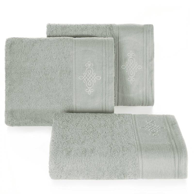 Medvilninis vonios rankšluostis “Klasika” 600 g/m2 pilkas