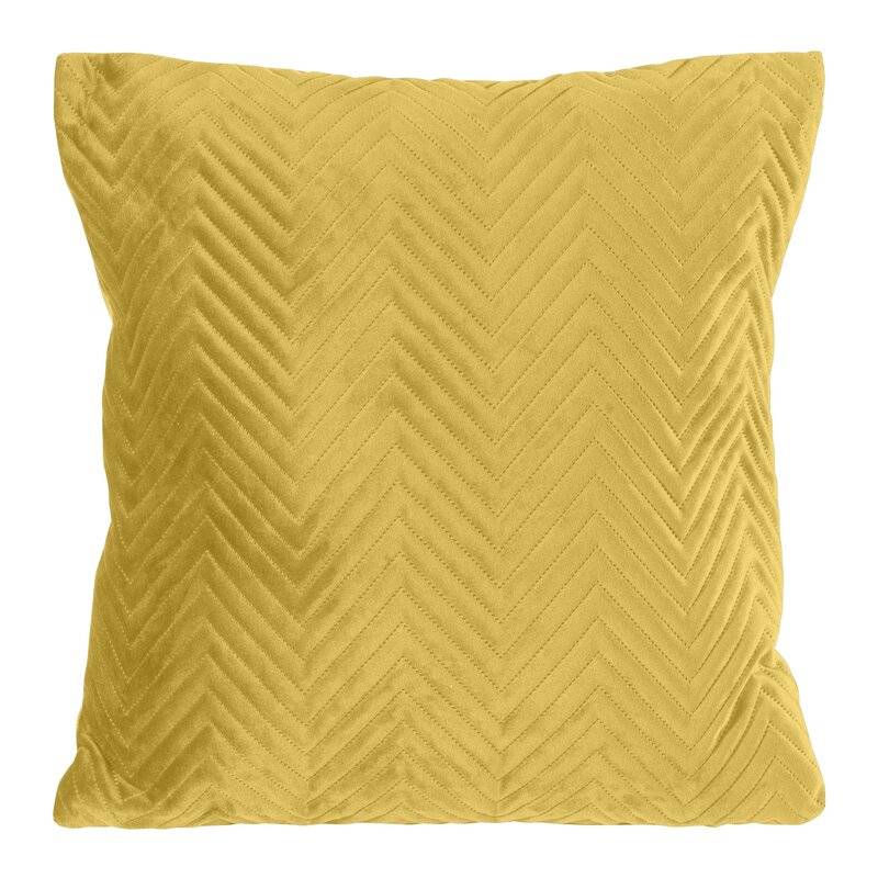 Dekoratyvinė pagalvėlė “Sofia” mustard aksominė 45×45 cm