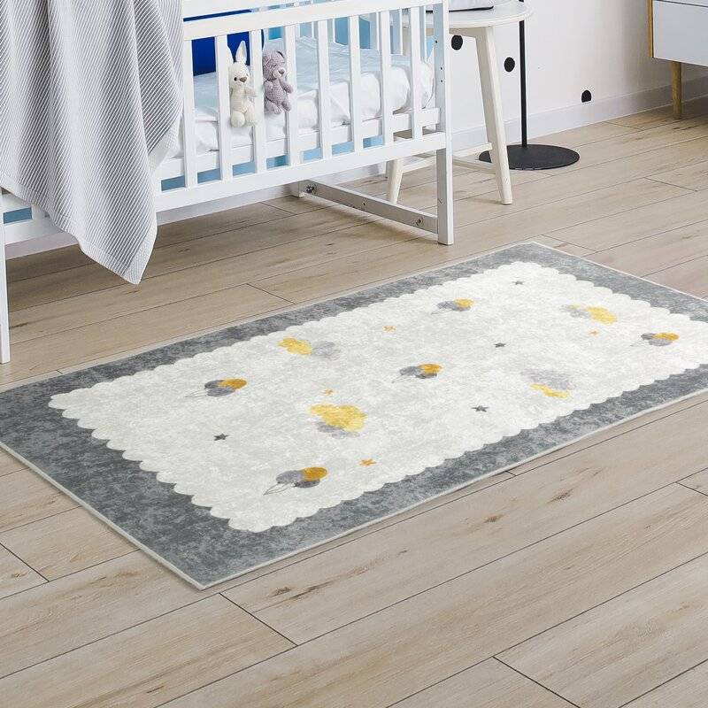 Vaikiškas kilimas “Baby1” geltonas 80×150 cm