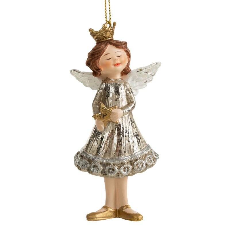 Kalėdinis žaisliukas “Angel” 10 cm iš keramikos