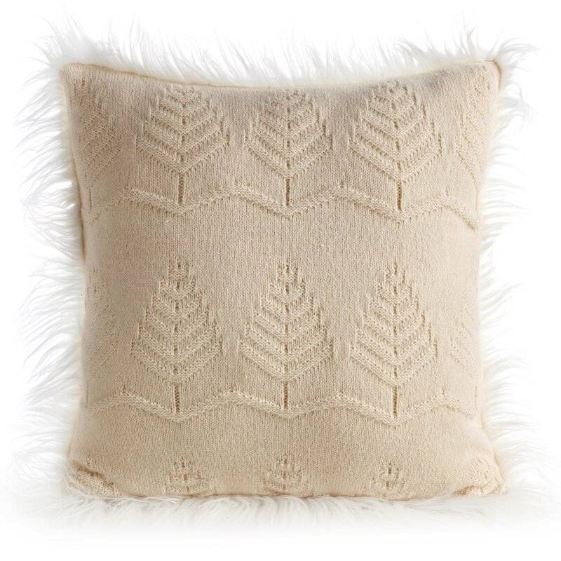 Kalėdinė pagalvėlė iš lino “Natural Christmas” 45×45 cm