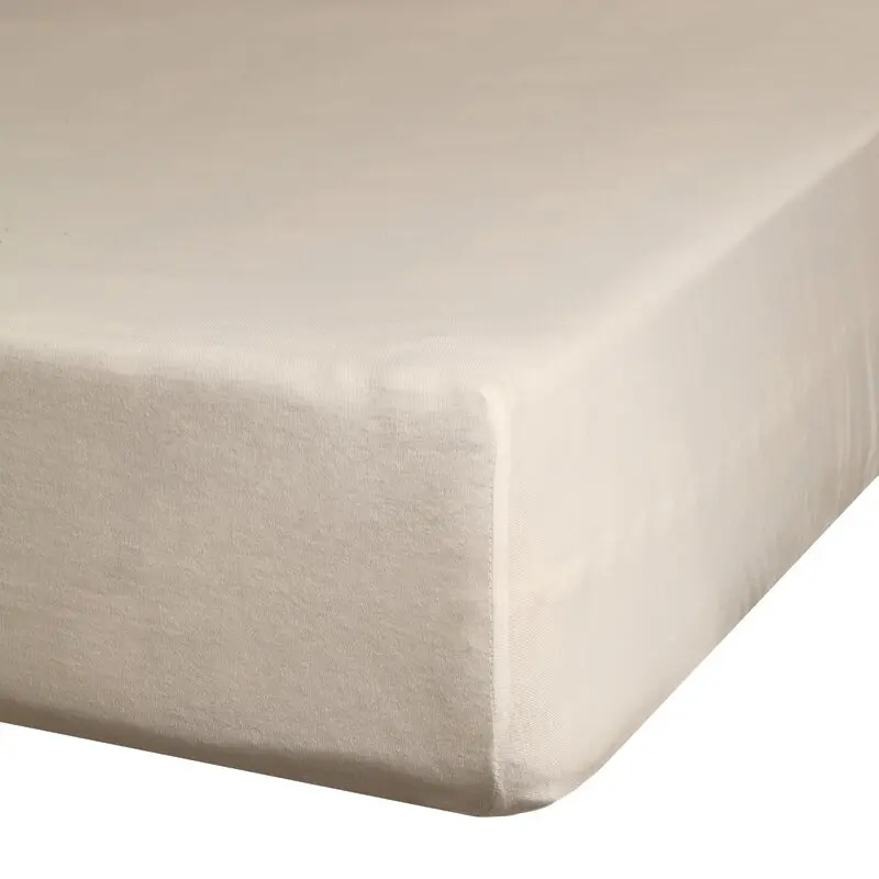 Premium trikotažinė paklodė su guma beige įvairių dydžių