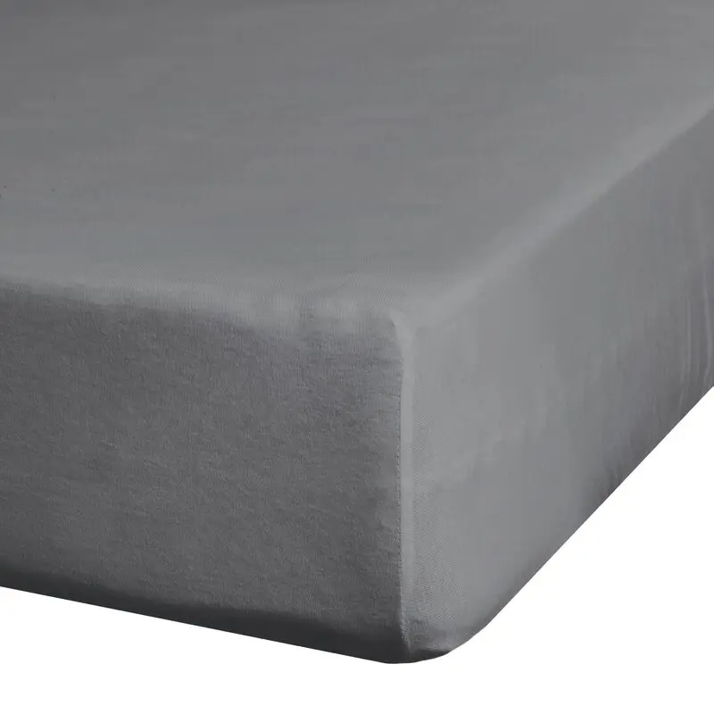 Premium trikotažinė paklodė su guma gray1 įvairių dydžių