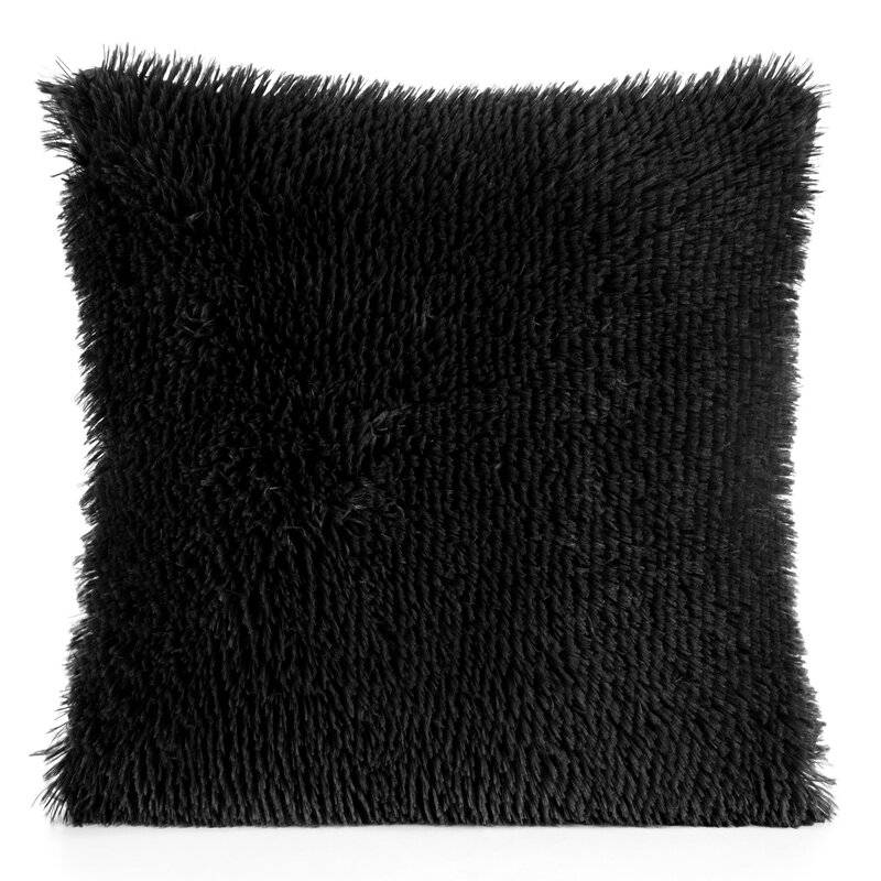 Dekoratyvinė pagalvėlė “Tiffany” ilgo plauko, black