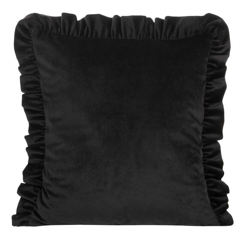 Dekoratyvinė pagalvėlė “VELVET” black aksominė 45×45 cm