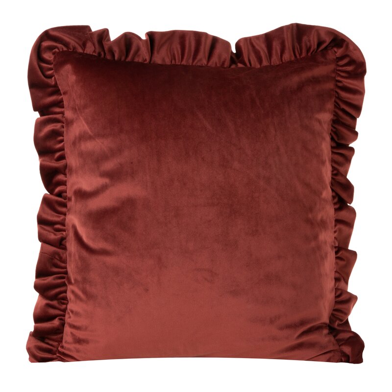 Dekoratyvinė pagalvėlė “VELVET” marsala aksominė 45×45 cm