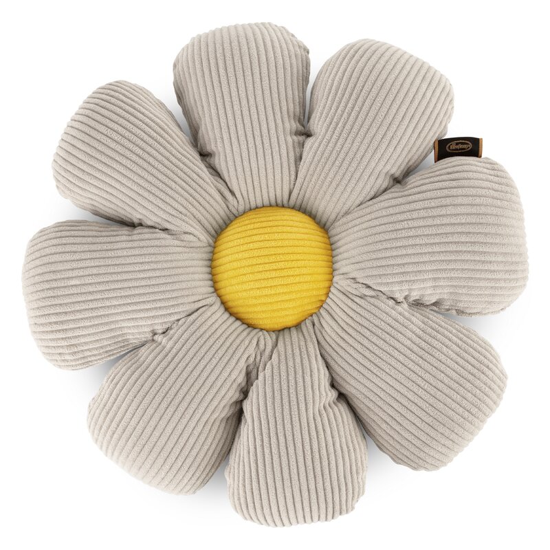 Dekoratyvinė pagalvėlė “Flower” beige, 37 cm