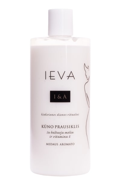 Kūno prausiklis “IEVA”, medaus aromato, 400 ml