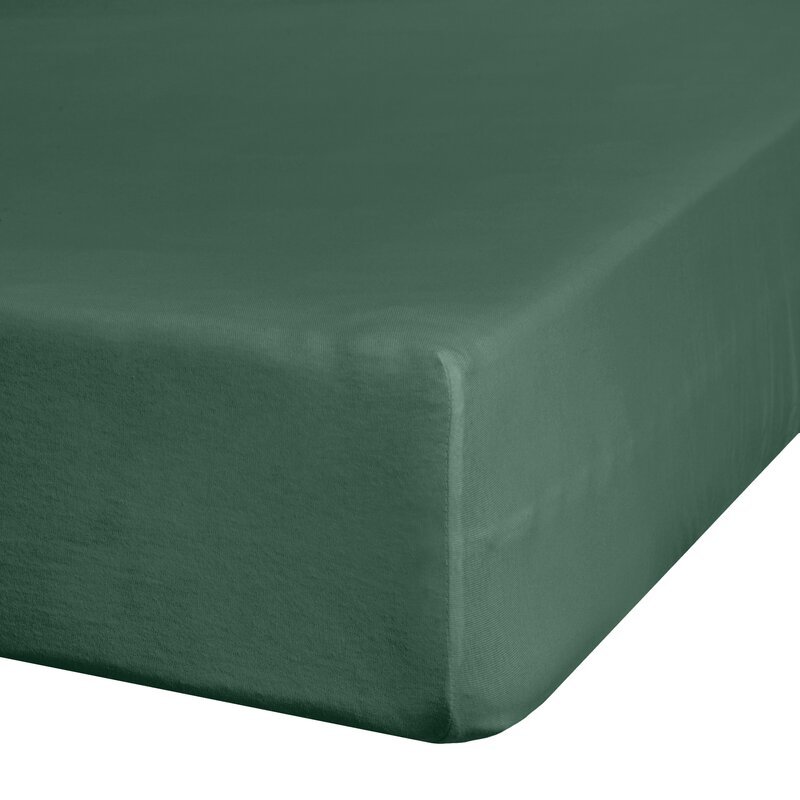 Trikotažinė paklodė su guma Emerald, 90×200 cm