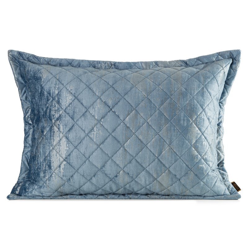 Dekoratyvinės pagalvėlės „Blink” užvalkalas, blue-silver 50×70 cm