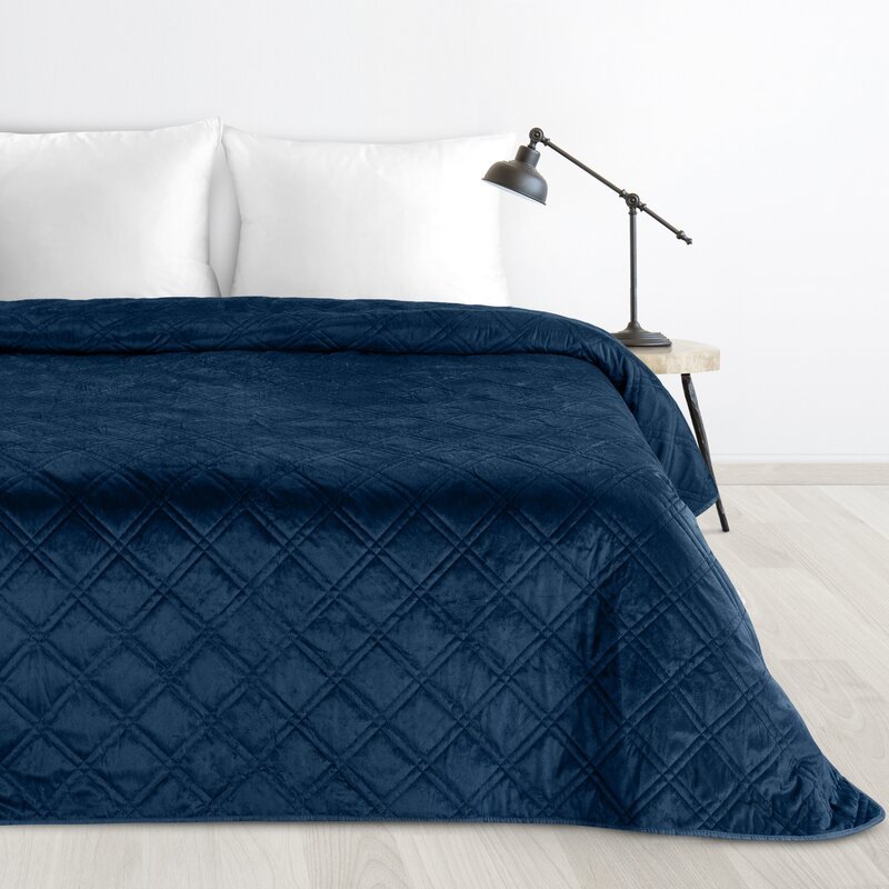 Aksominė lovatiesė „Luiza8” royal blue įvairių dydžių
