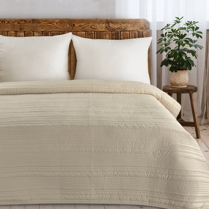 Lovatiesė „Tara” beige įvairių dydžių iš PREMIUM mikropluošto