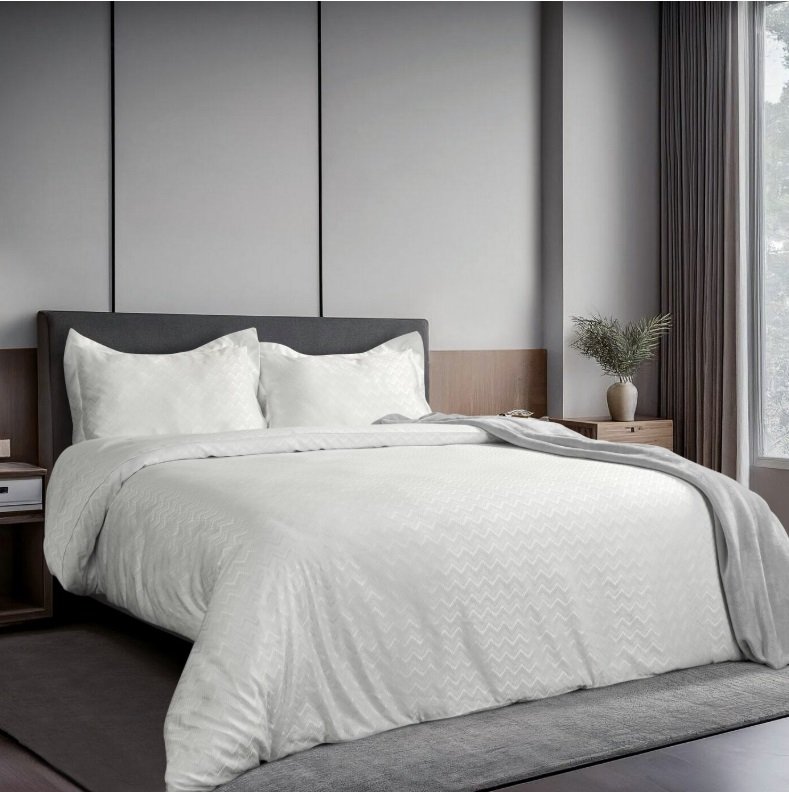 Patalynės komplektas iš bambuko „Bamboo” white įvairių dydžių