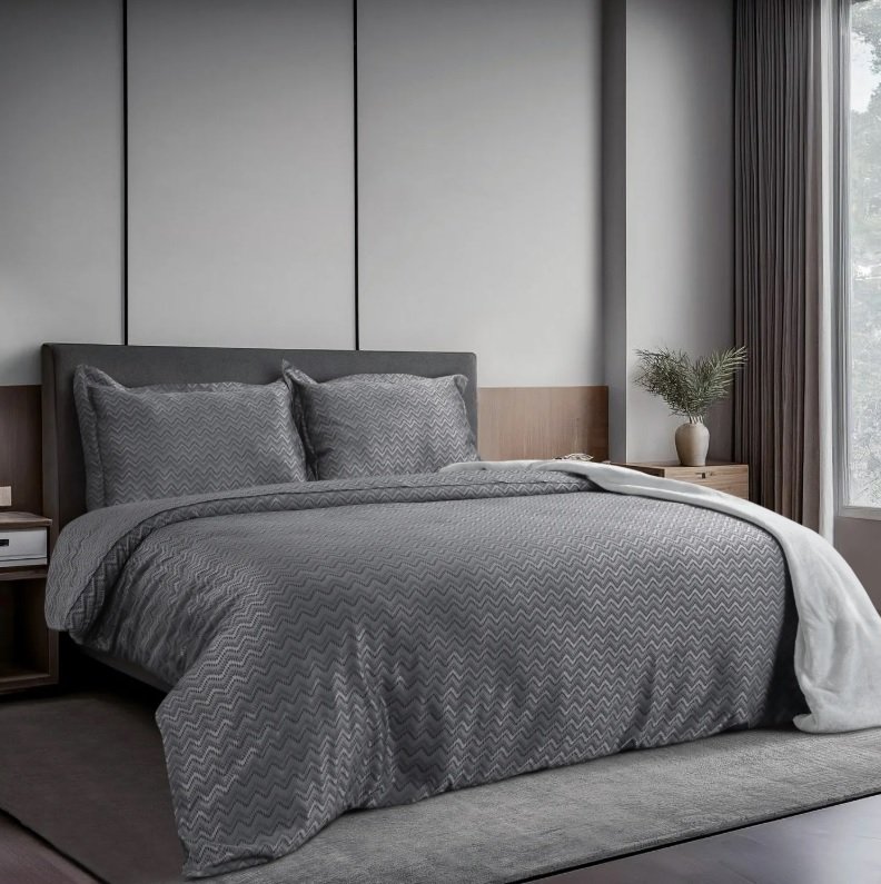 Patalynės komplektas iš bambuko „Bamboo” gray įvairių dydžių